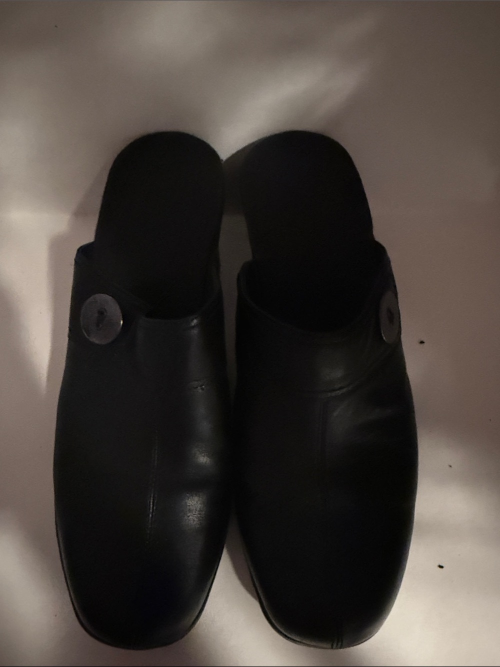 Clark’s black clog 8.5m